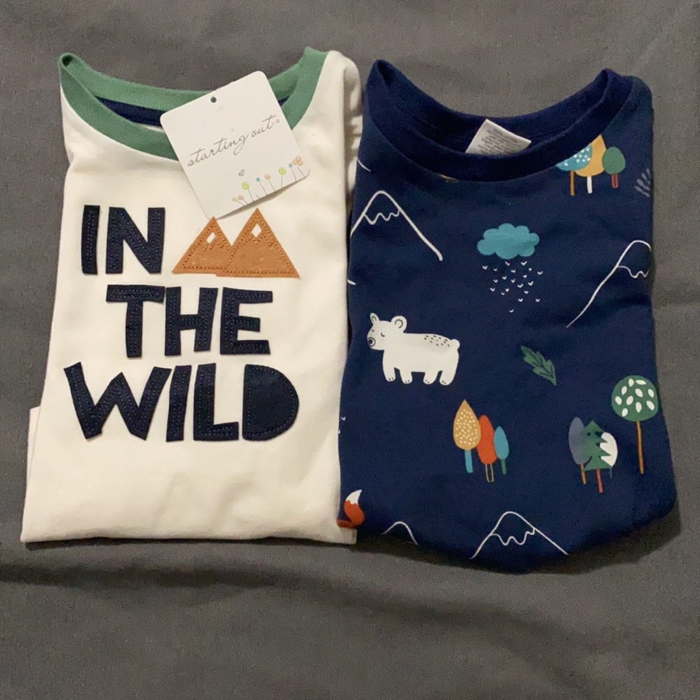 Boy long sleeve 12 months x2